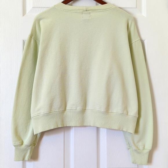 New York Laundry 90's Vintage Waffle Kangaroo Pullover Crewneck Sweatshirt M - Picture 9 of 10